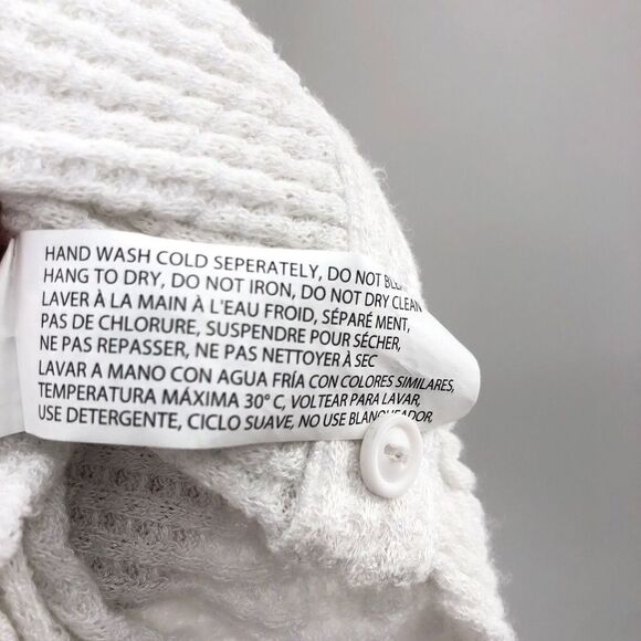 Dex / Black Tape‎ 34-Ruched-Sleeve Top White M - Picture 6 of 6